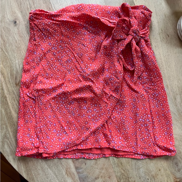 Mango Dresses & Skirts - Mango mini wrap skirt